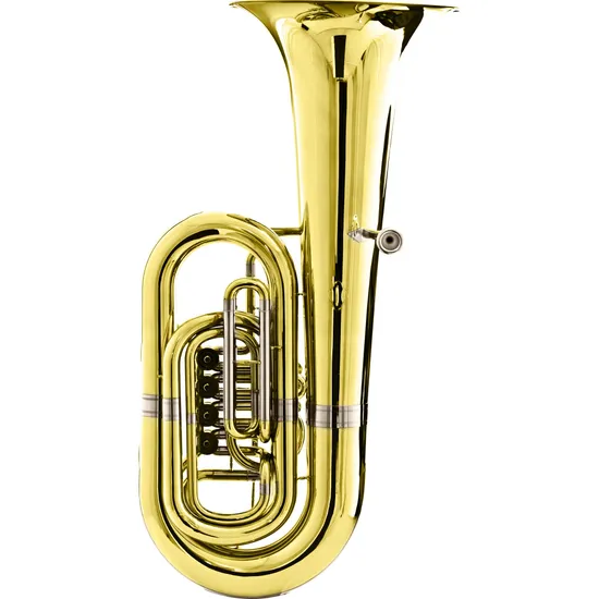 Tuba Harmonics BB HBB-200L 4/4 4 Rotores Laqueado - Imagem 2