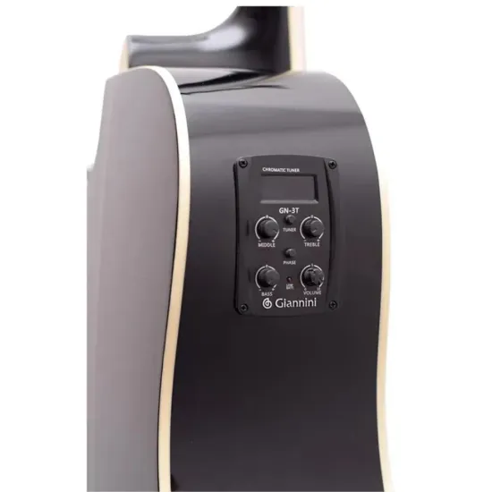 Violão Giannini GF1D CEQ Eletroacústico Aço 3 Tone Sunburst - Imagem 5