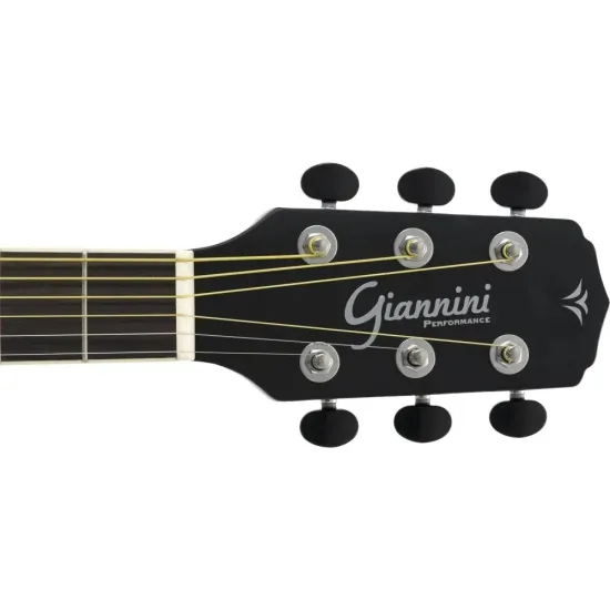 Violão Giannini GF1D CEQ Eletroacústico Aço 3 Tone Sunburst - Imagem 7