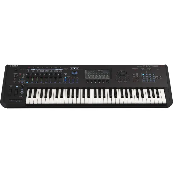 Teclado Yamaha Montage M6 Sintetizador Preto - Imagem 2